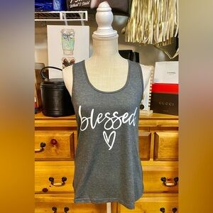 NIB-Blessed Tank Top (0094)